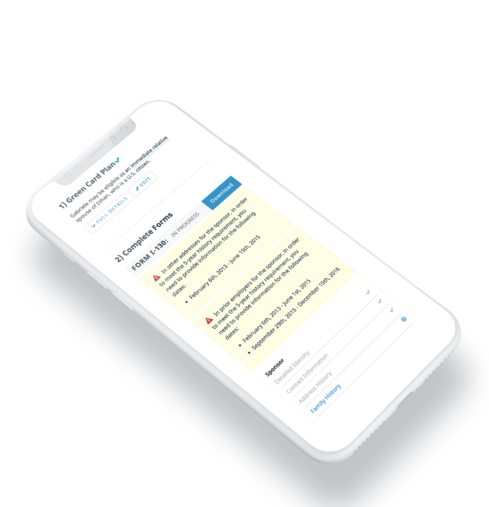 Immigration Planner Software