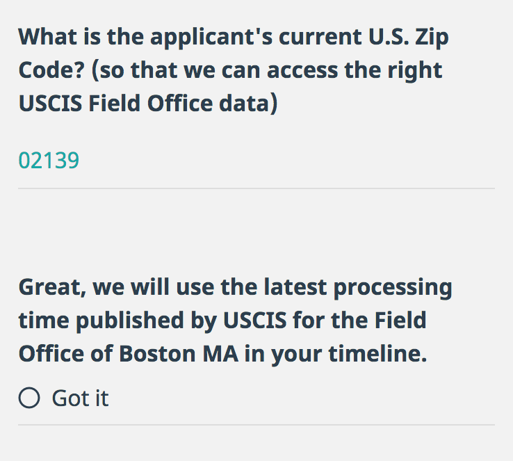 Immigration Planner Web Forms