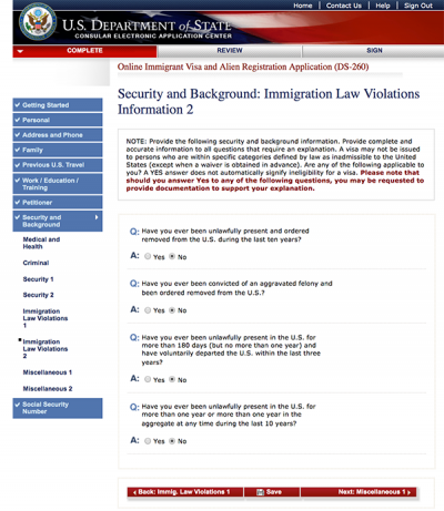 NVC Form DS 260 Free Guide and Tips Immigration Planner NVC Form DS 260 Free Guide and Tips Immigration Planner