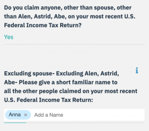 Household Size: Include Other Dependants