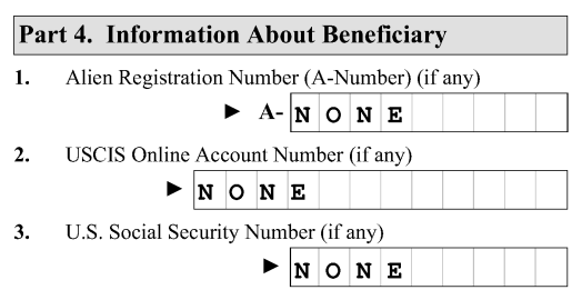 Government Numbers: NONE